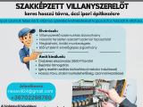 Szakképzett villanyszerelőt keresünk