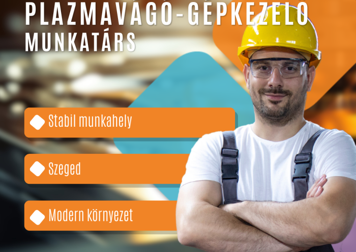 CNC plazmavágó-gépkezelő