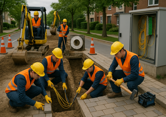 Szakembereket keresünk optikai hálózatok kiépítésére